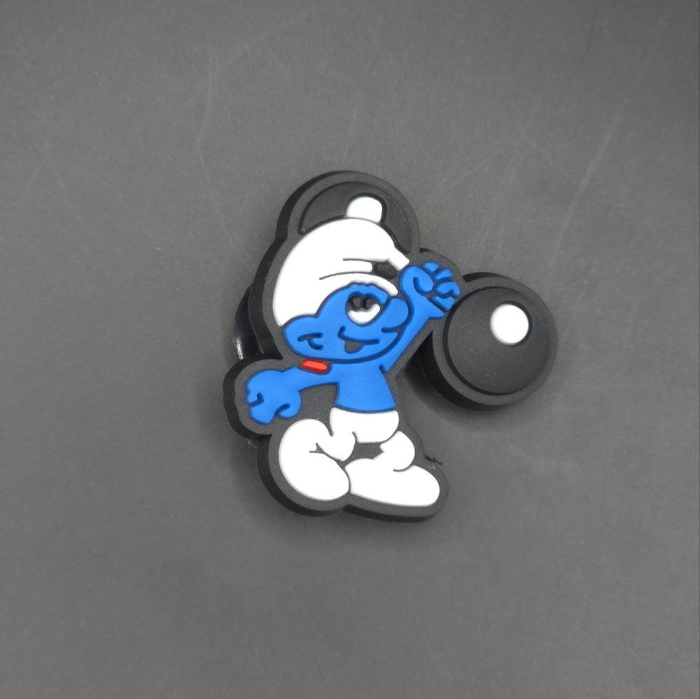 (5/$15) Smurf Croc Charm